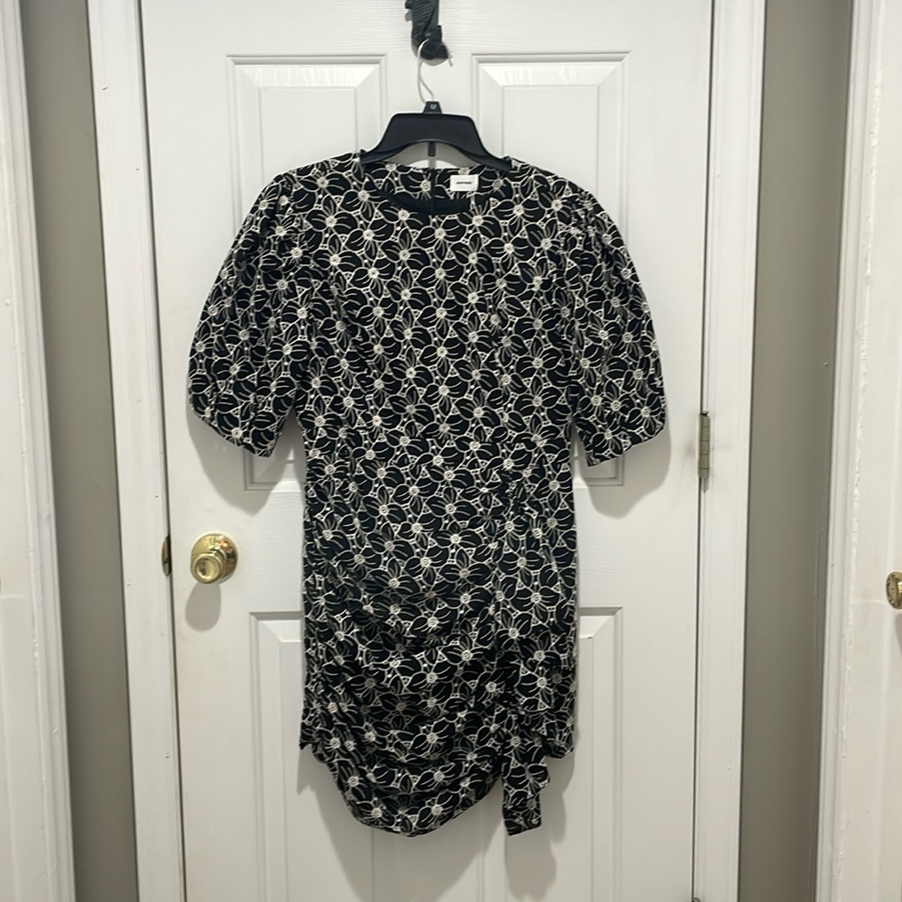 Embroidery Mini Dress